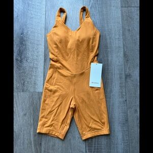 Lululemon Align Onesie 8" in Autumn Orange Size 2